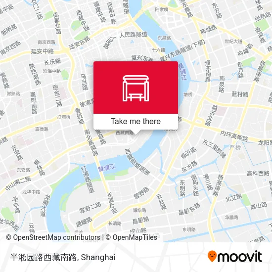 半淞园路西藏南路 map