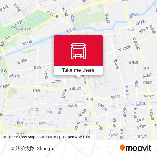 上大路沪太路 map