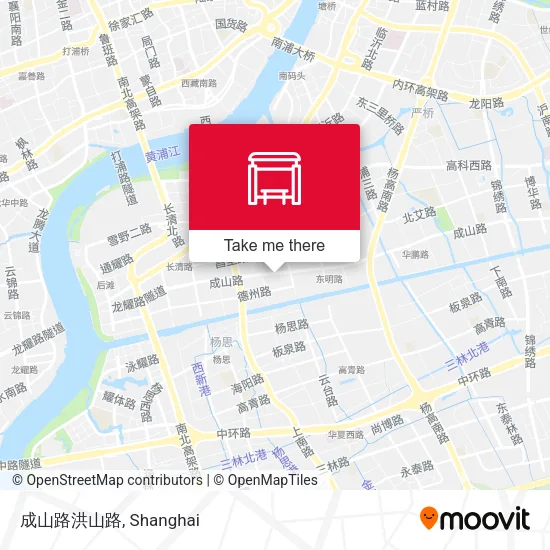 成山路洪山路 map