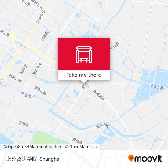 上外贤达学院 map
