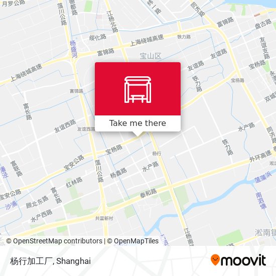 杨行加工厂 map