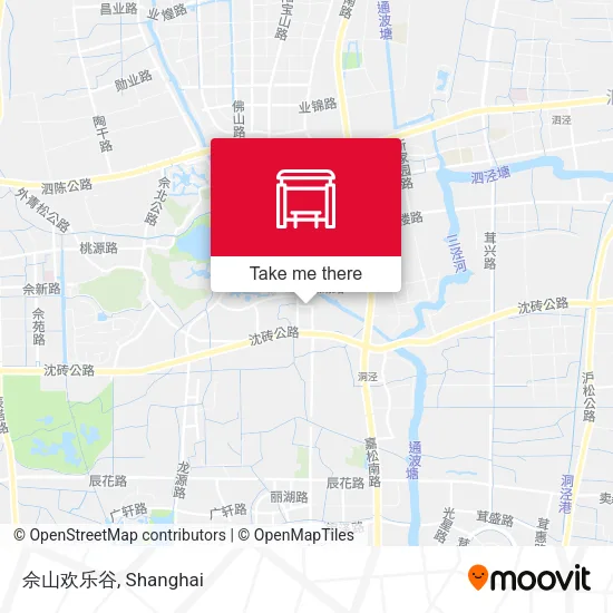 佘山欢乐谷 map