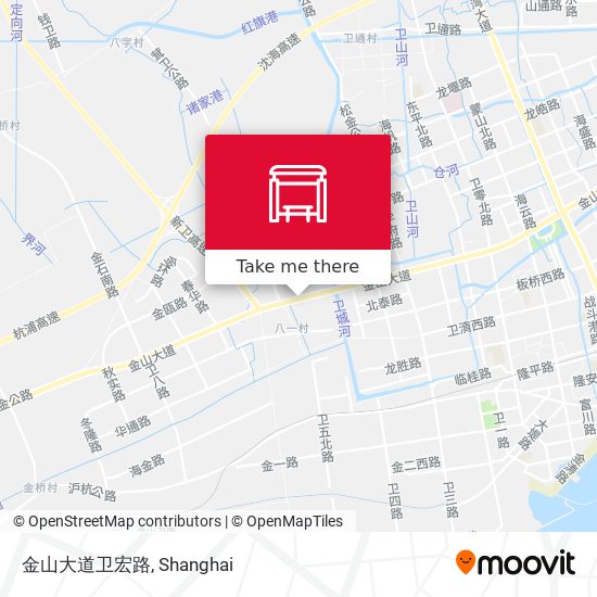 金山大道卫宏路 map