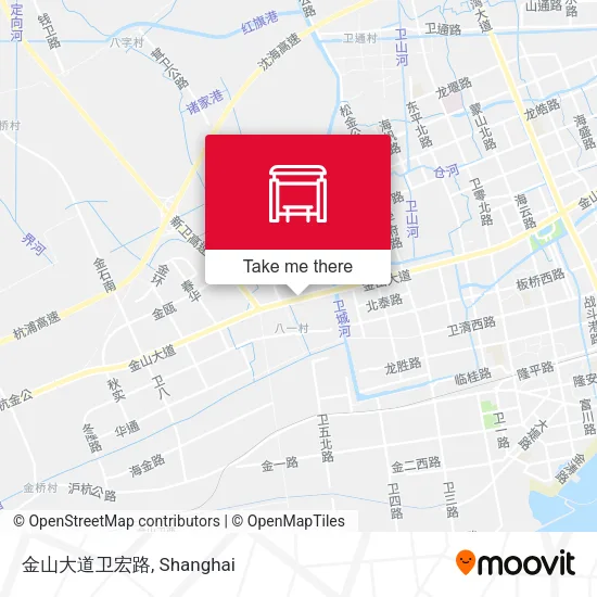 金山大道卫宏路 map