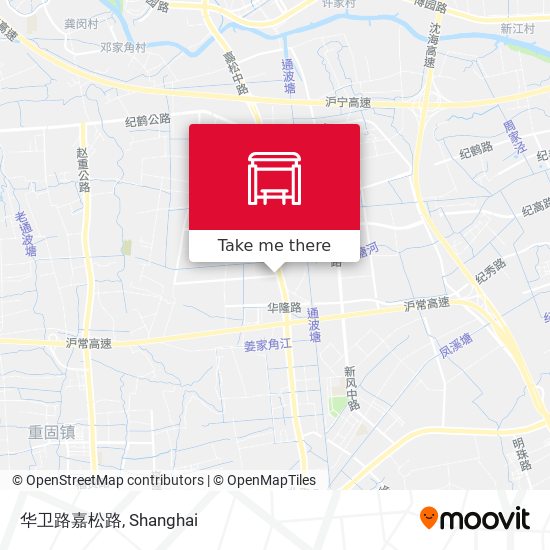 华卫路嘉松路 map