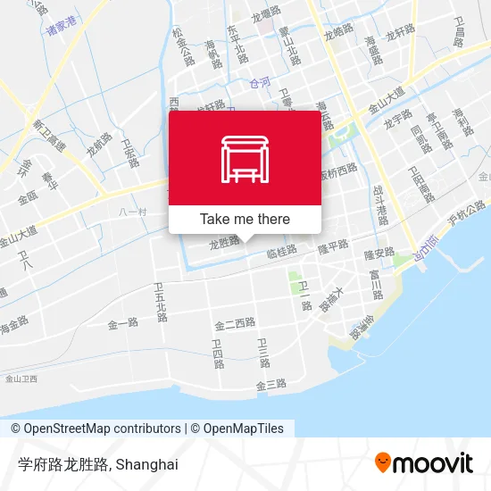 学府路龙胜路 map