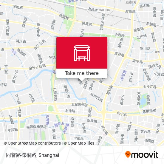 同普路棕榈路 map