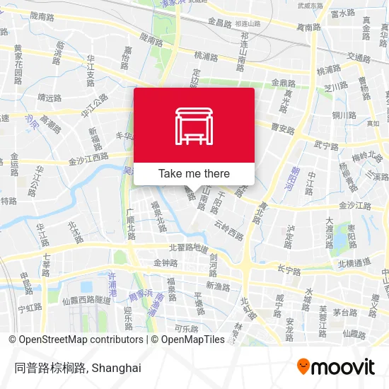 同普路棕榈路 map