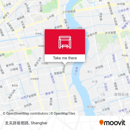 龙吴路银都路 map