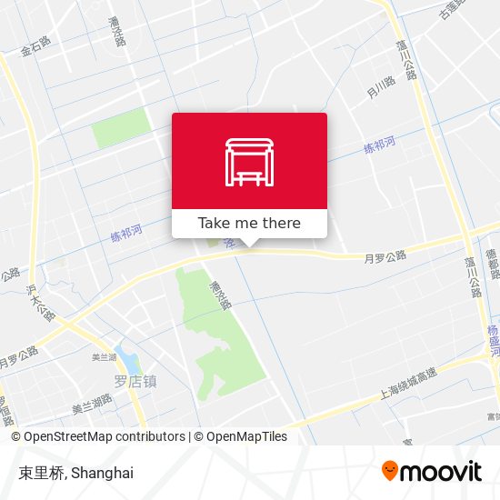 束里桥 map