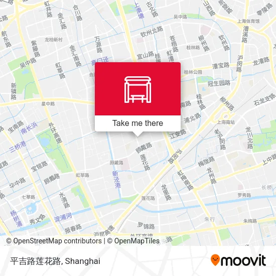 平吉路莲花路 map