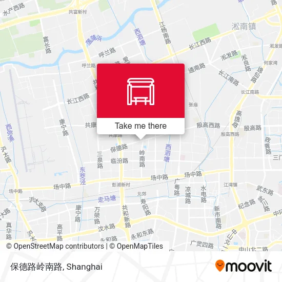 保德路岭南路 map