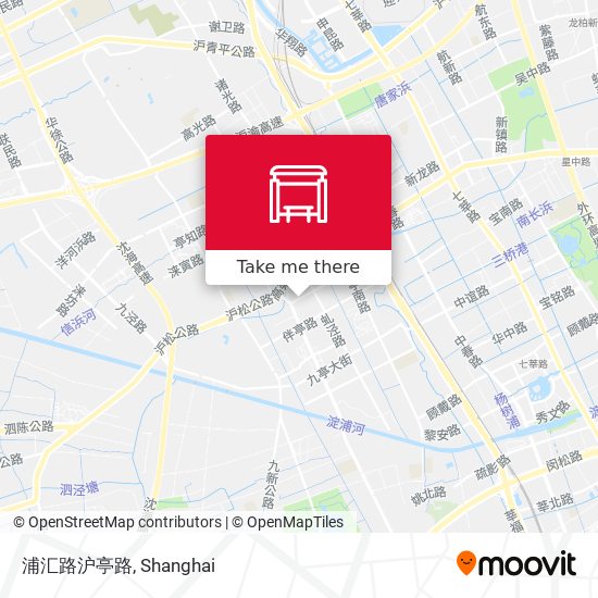 浦汇路沪亭路 map