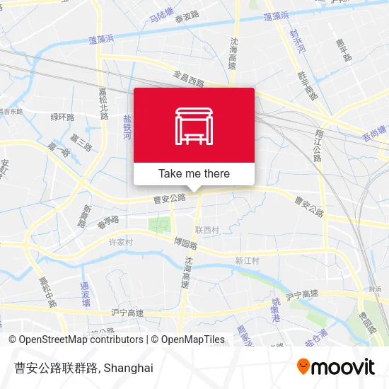 曹安公路联群路 map