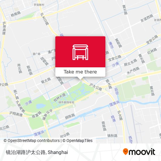 镜泊湖路沪太公路 map