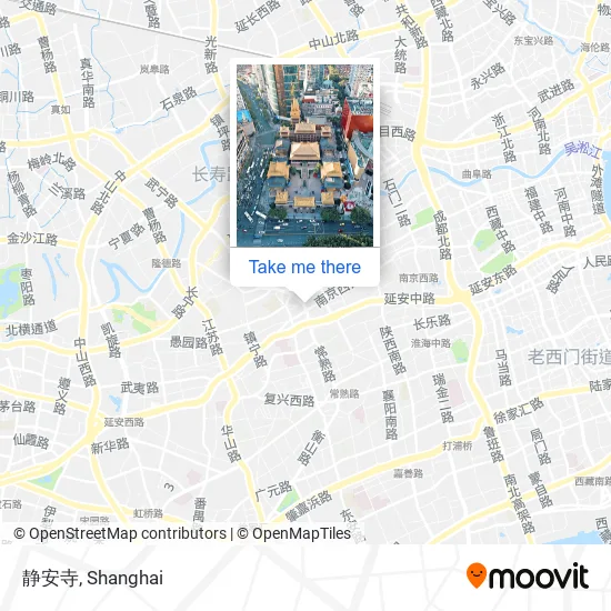 静安寺 map