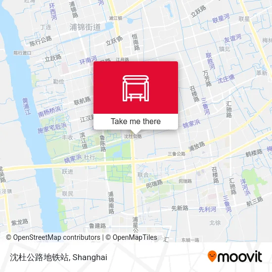 沈杜公路地铁站 map