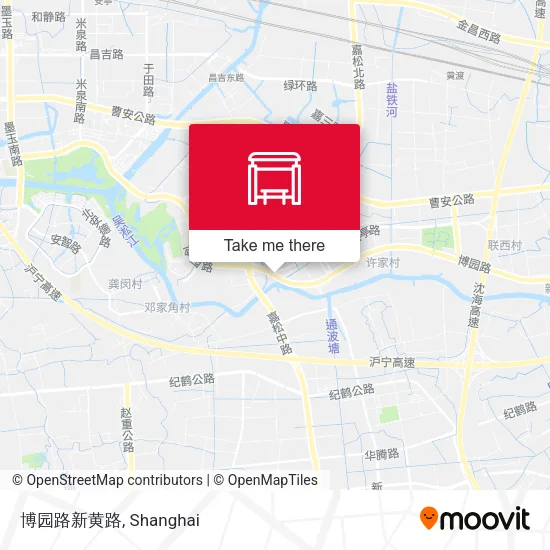 博园路新黄路 map