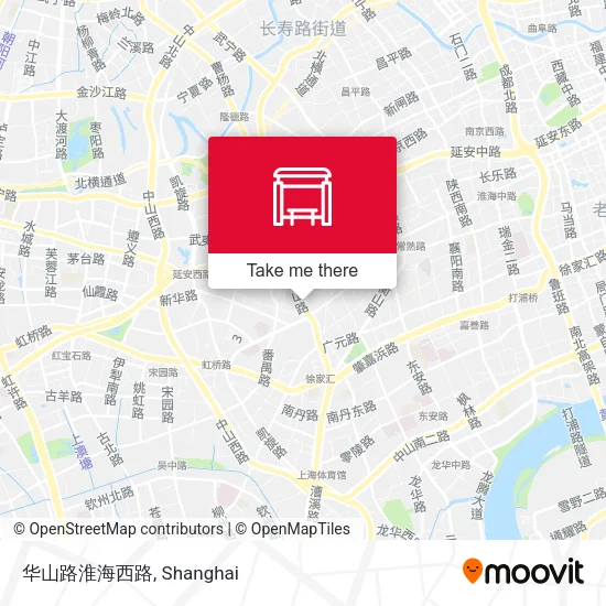 华山路淮海西路 map