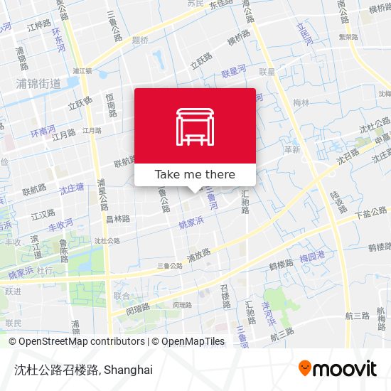 沈杜公路召楼路 map