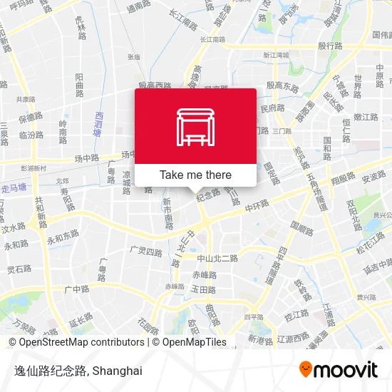逸仙路纪念路 map