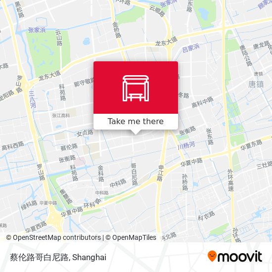 蔡伦路哥白尼路 map