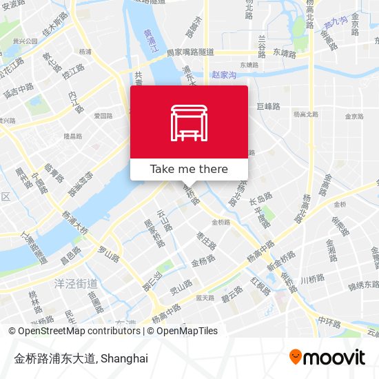 金桥路浦东大道 map