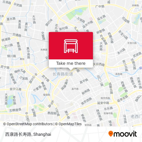 西康路长寿路 map