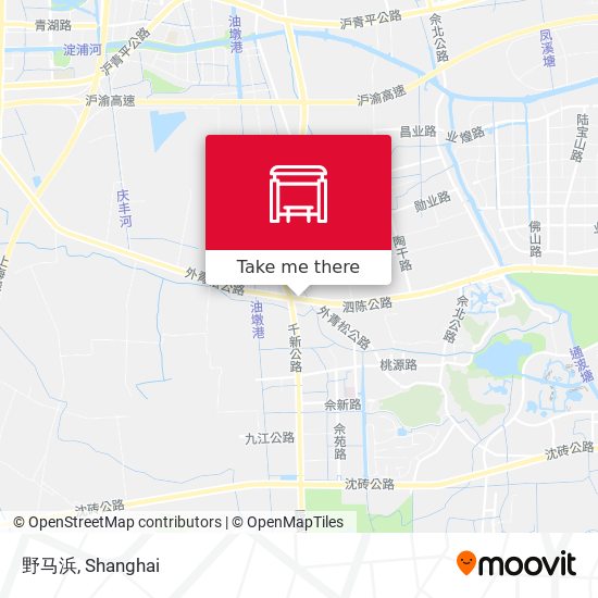 野马浜 map