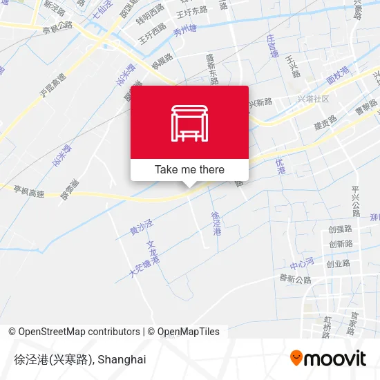 徐泾港(兴寒路) map
