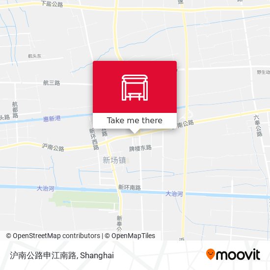 沪南公路申江南路 map
