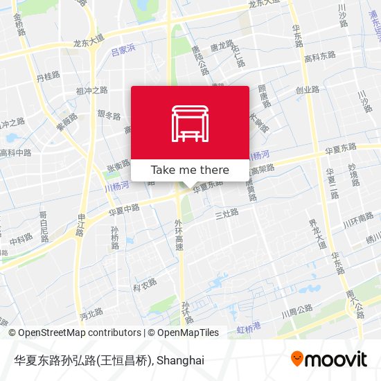 华夏东路孙弘路(王恒昌桥) map