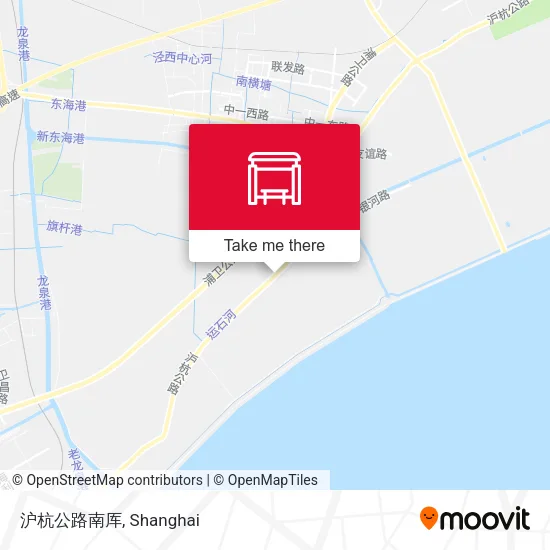 沪杭公路南厍 map