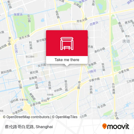 蔡伦路哥白尼路 map
