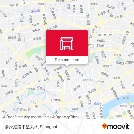 俞泾港路平型关路 map