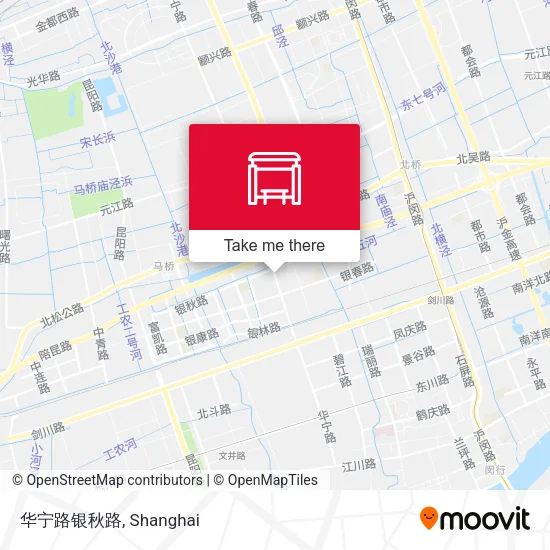华宁路银秋路 map