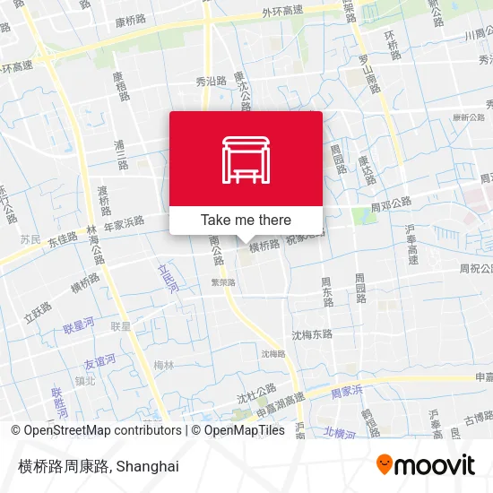 横桥路周康路 map