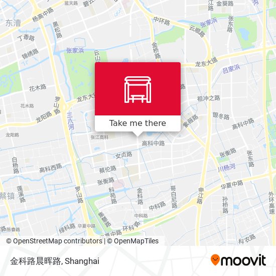 金科路晨晖路 map