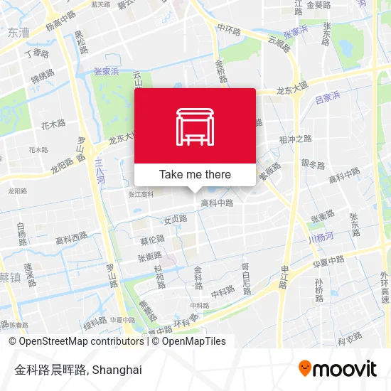 金科路晨晖路 map