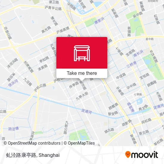 虬泾路康亭路 map