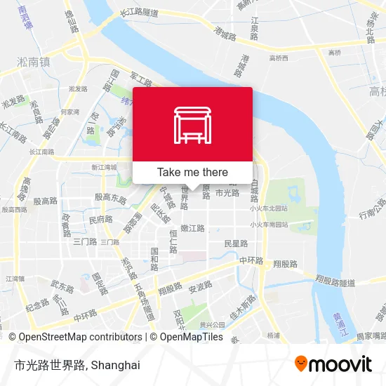 市光路世界路 map