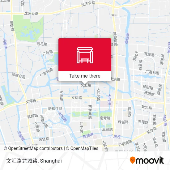文汇路龙城路 map