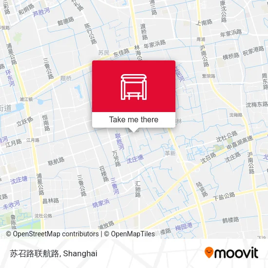 苏召路联航路 map