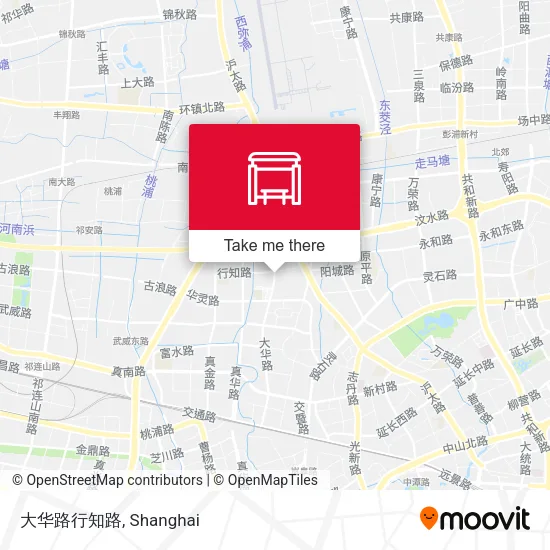 大华路行知路 map