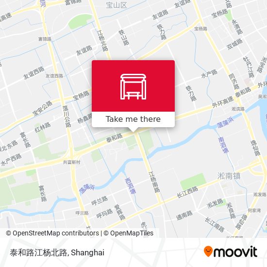 泰和路江杨北路 map