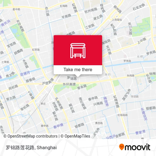 罗锦路莲花路 map