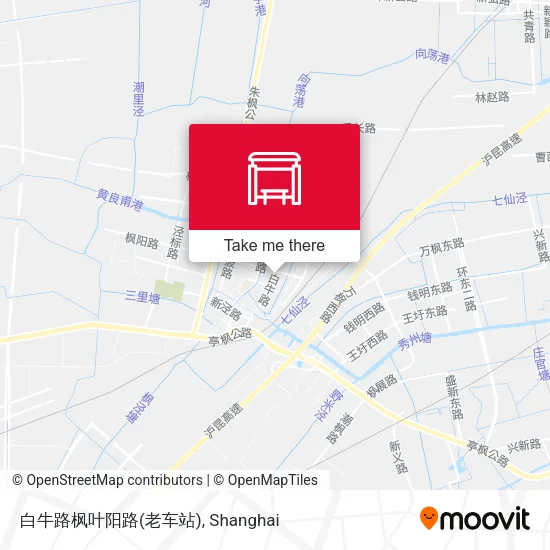 白牛路枫叶阳路(老车站) map