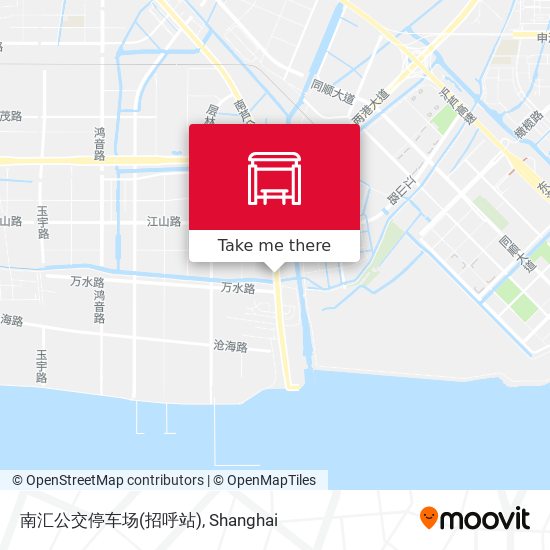 南汇公交停车场(招呼站) map