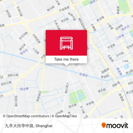 九亭大街亭中路 map