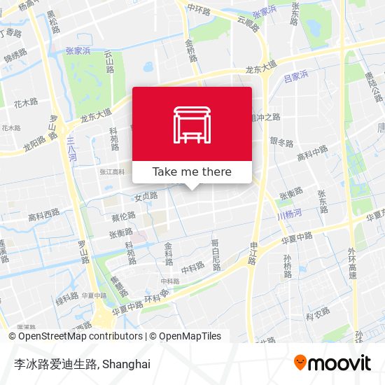 李冰路爱迪生路 map